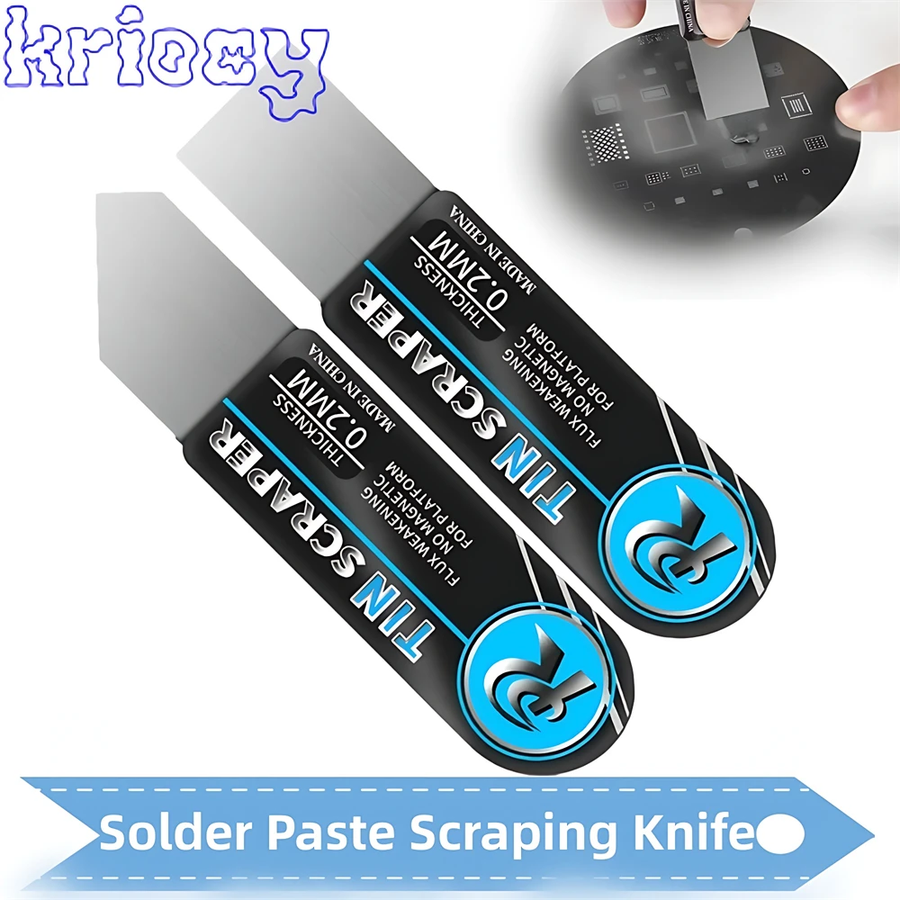 

Hand Tool Pry Spudger Phone Repair Opening Tool Tin Scraping Knife LCD Screen Disassemble Ultra Thin Flexible Solder Paste Knife