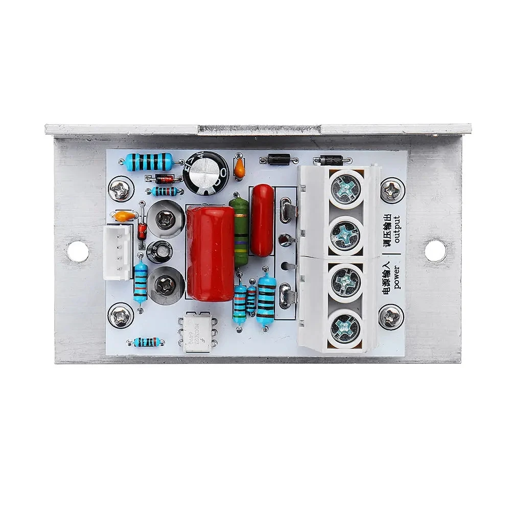 AC 220V 10000W SCR Digital Control Electronic Voltage Regulator Speed Control Dimmer Thermostat + Digital Meters Power Supply