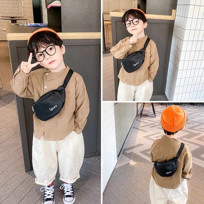 Shoulder Bag Mini Messenger Bag Kids Girls Handbags Children's Bags Messenger Bag Handsome Boy's Chest Bag Coin Purse Waist Bag