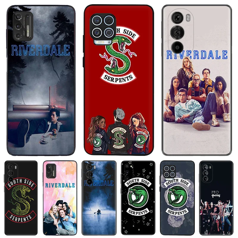 Anti-Drop Soft Phone Case For Motorola G73 G9 G50 G51 G60 G71 5G G22 G32 G52 G72 G53 Edge 40 Pro 30 20 Riverdale Serpents Cover