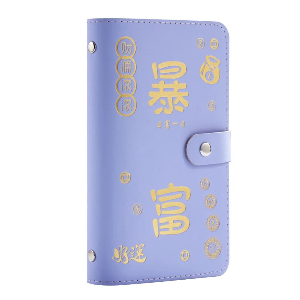 Get Rich Overnight 100 Envelopes Money Saving Challenge Save Money PU Savings Binder Reusable Waterproof Money Collection Book