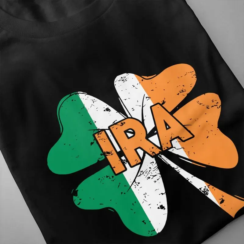 Ira Cute St Patricks Day Irish Shamrock Ireland Flag Army Pride Shirt T-shirt Rare Trendy Premium Best Quality Tee
