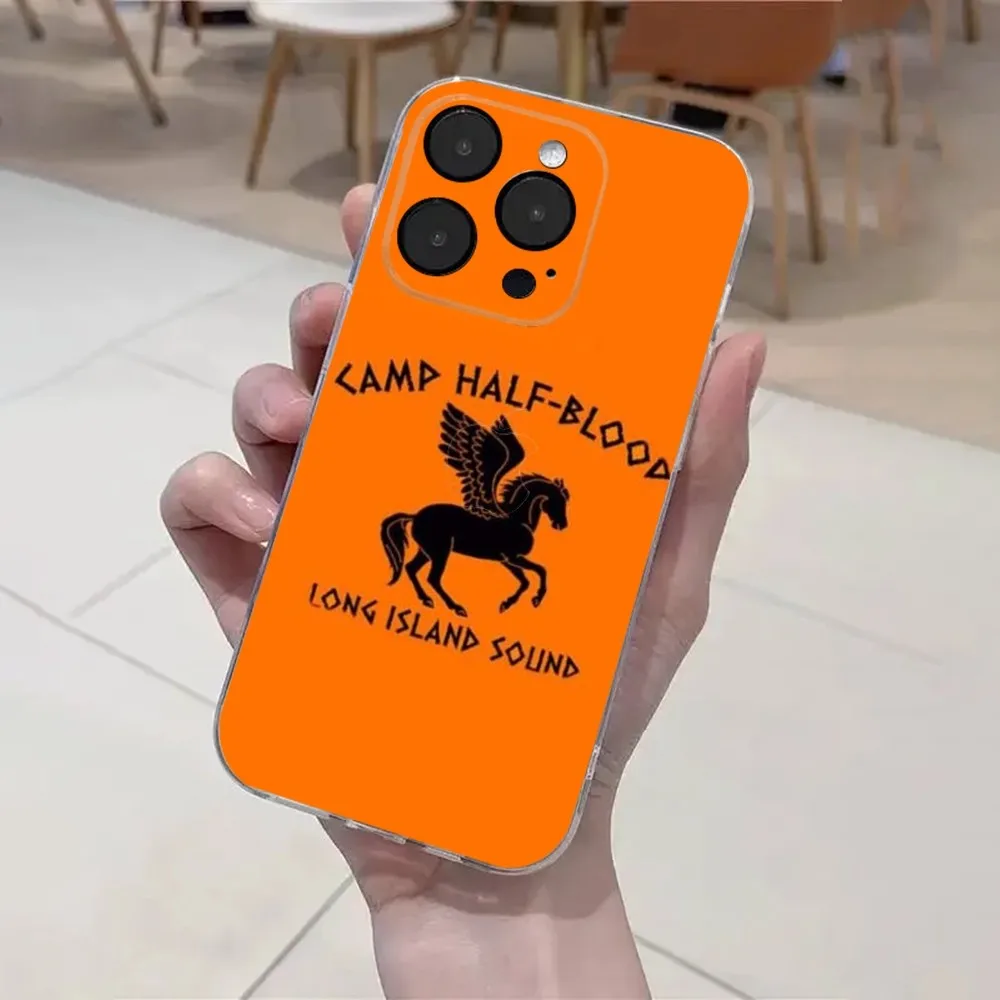 P-Percy Jackson Phone Case For iPhone 15,14,13,12,11 Plus,Pro,Max,XR,XS,X,7,8 Plus,SE,Mini Transparent Soft Cover
