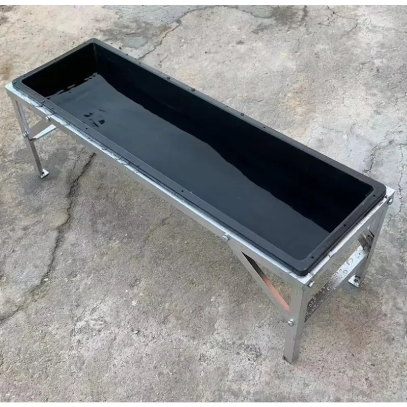 

Cattle and sheep feeder 1m black plastic feeder Livestock cattle and sheep feeding tank