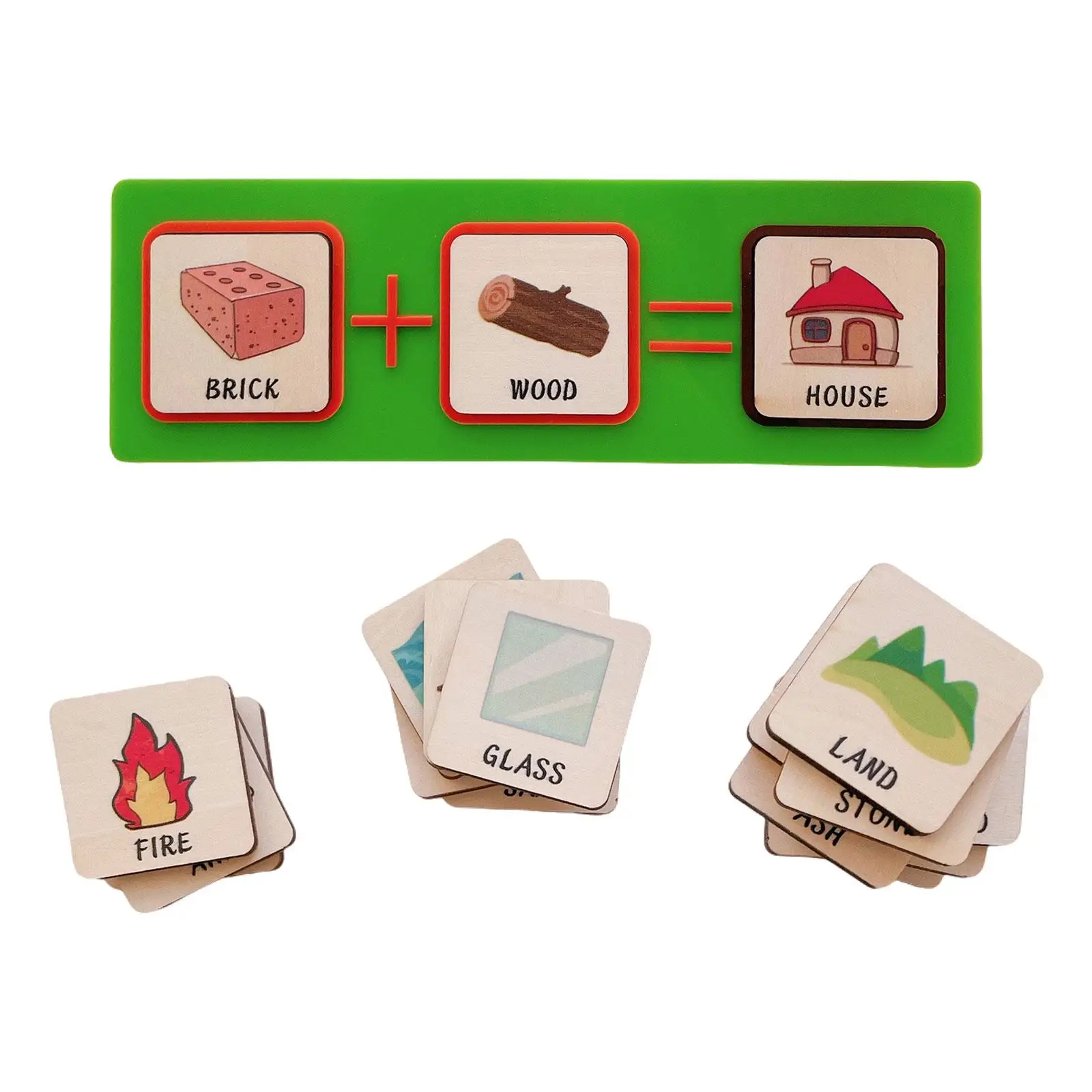 Montessori Puzzle Shape Wooden Shape Stacking Learning Toy Teaching Prop Shape Jigsaw Sorting Board for Kids Gift Family Game