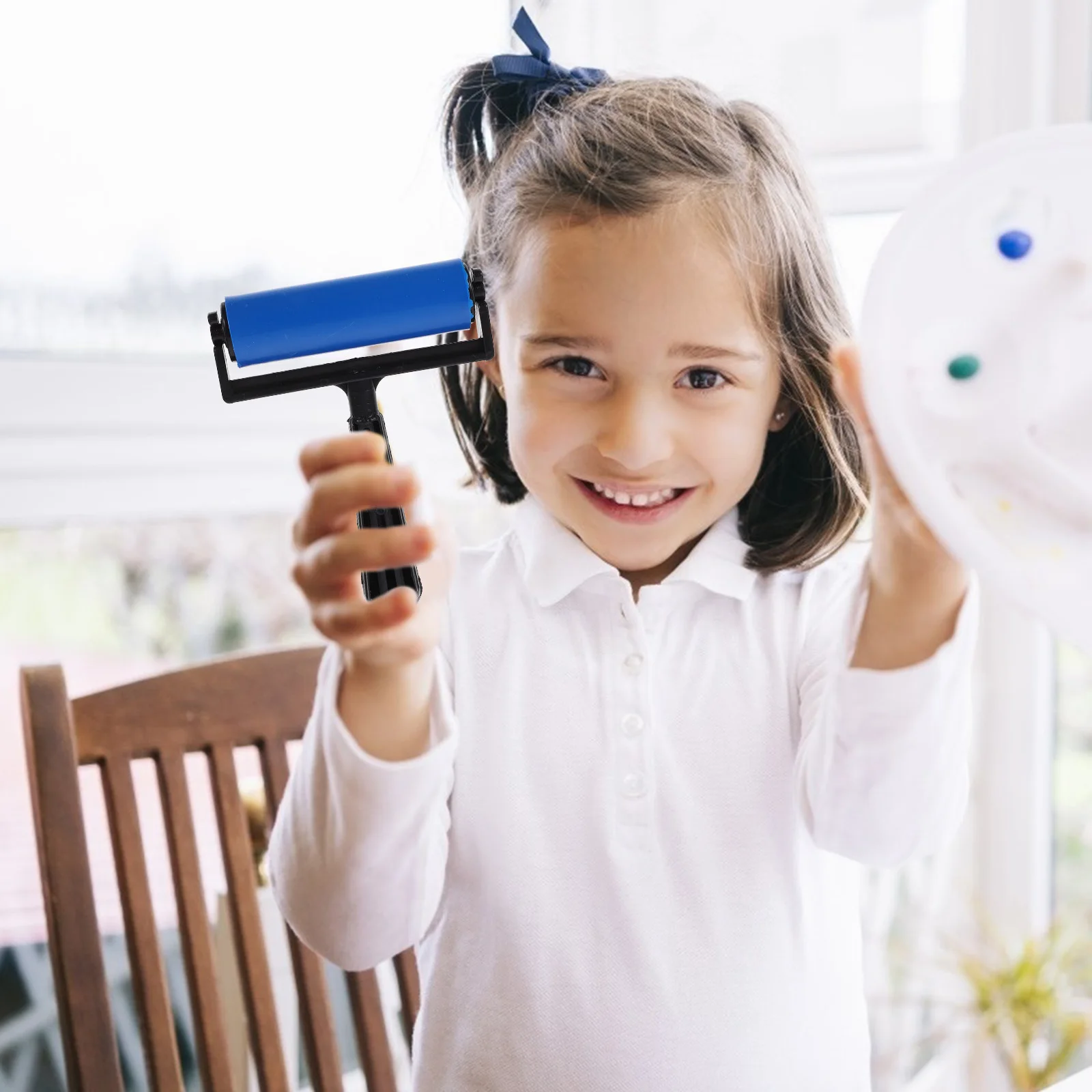 2 قطعة بكرة بلاستيكية للطباعة الحرفية الإلتصاق الماس الفن قوي خفيف الوزن أداة المتداول تصميم متعدد الوظائف DIY بها بنفسك