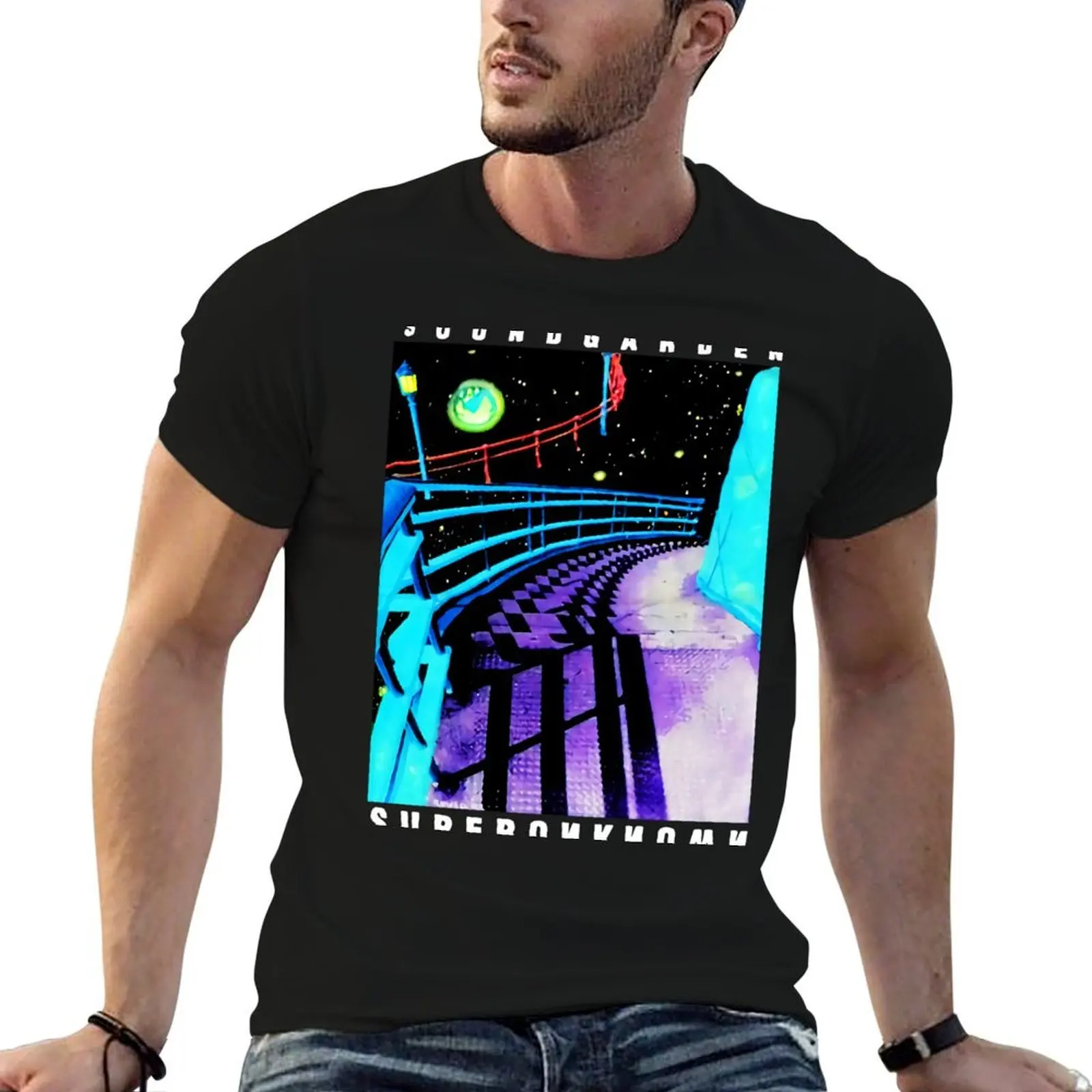 Футболка SOUNDGRDN Superunknown, футболка в стиле аниме, мужская футболка с графическим рисунком, мужская футболка