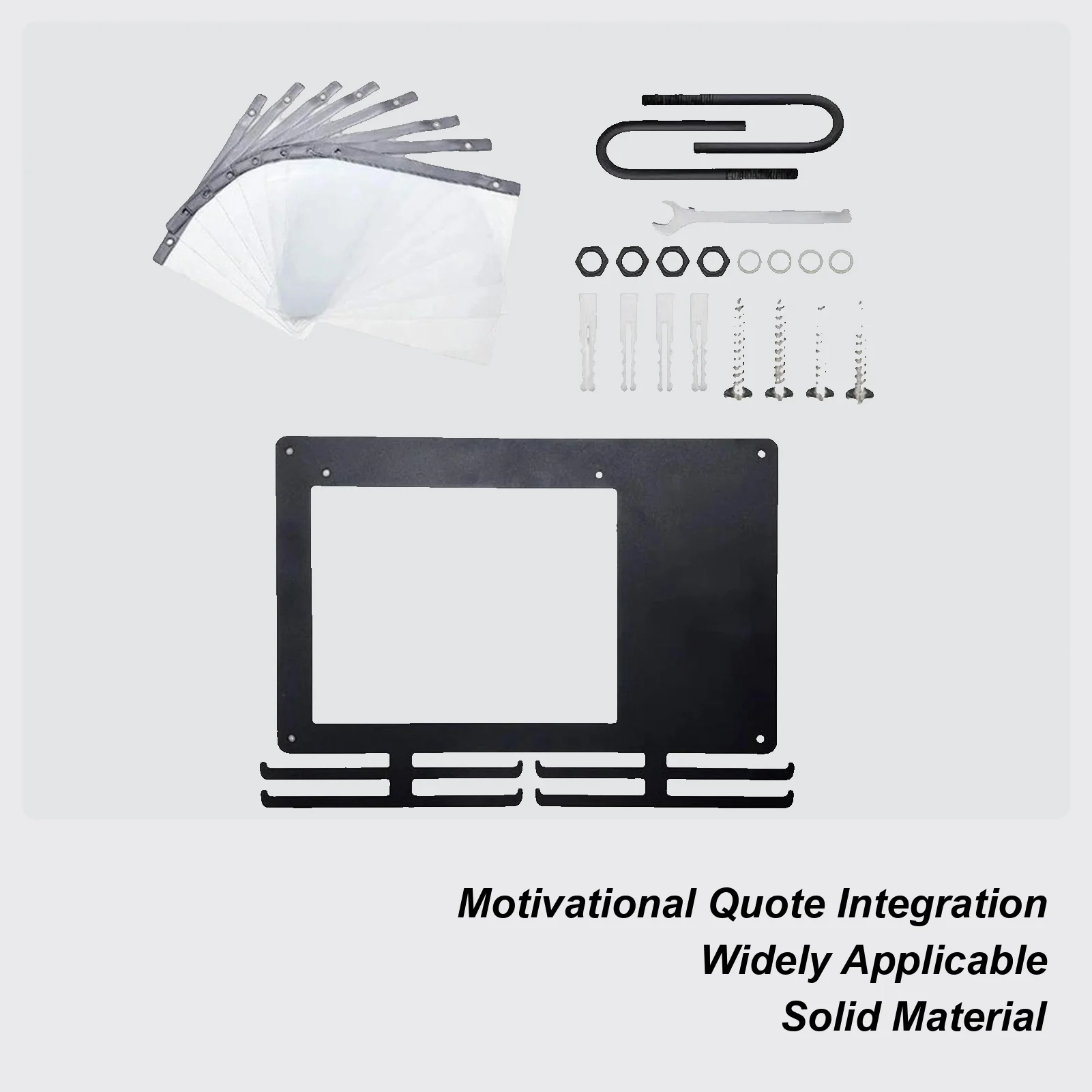 Award Rack Metal Hanger With 10 Bib Bags Award Stand For Runner Race Sports Soccer Swimming Tennis Basketball Storage Collection