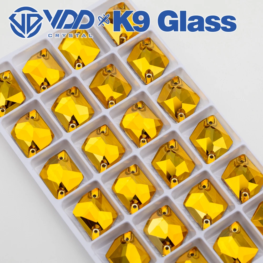 VDD S258 Sunshine Cosmic AAAAA Top-Qualität K9 Glas Aufnähbare Strasssteine Kristall Flache Steine zum Aufnähen für Kleidungsdekorationen – Detail 6