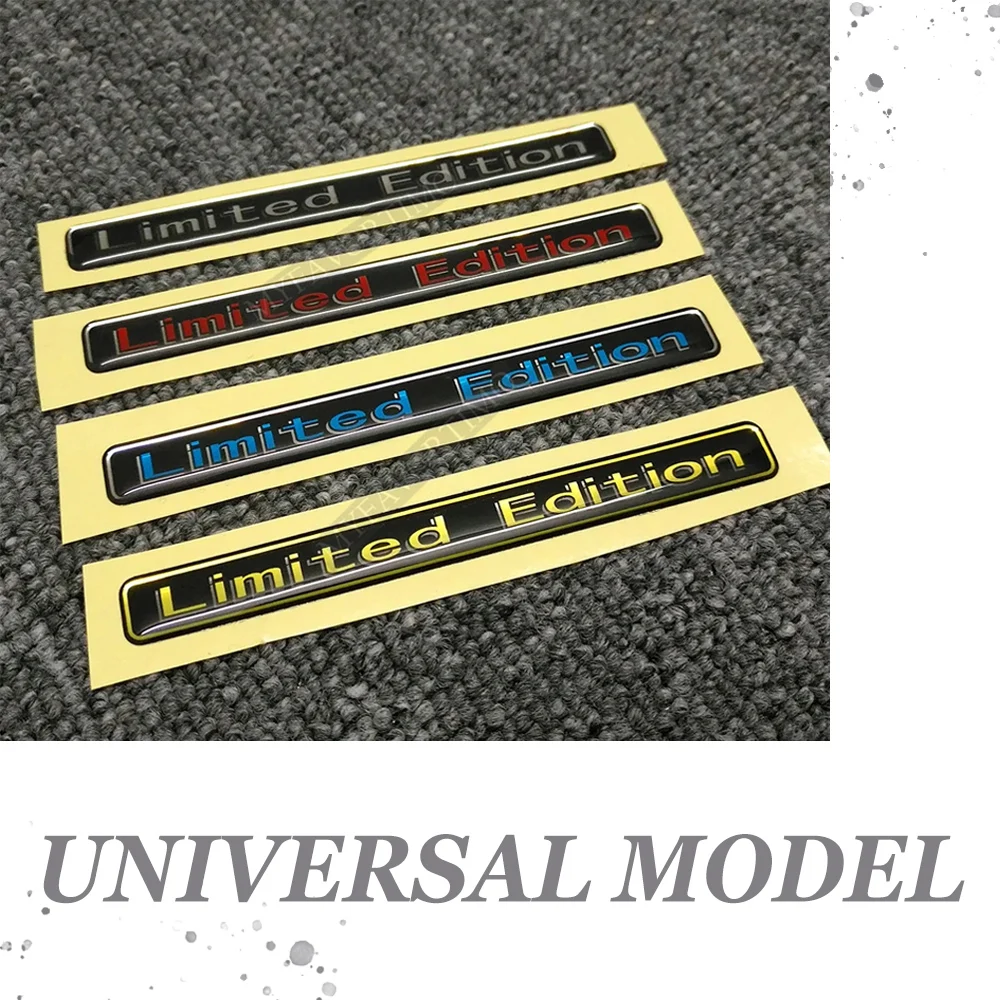 Adesivi per auto Chrome Limited Edition Emblem Badge Decal per BMW Audi Honda Opel Lada Toyota Chevrolet Hyundai 3D