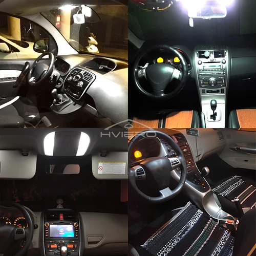 Imagen 2 del producto Luz Led para matrícula de coche, lámpara de maletero de 12V, señal de giro T10 194 W5W, cuña de estacionamiento, marcador lateral de cúpula Interior, 20/50/100X