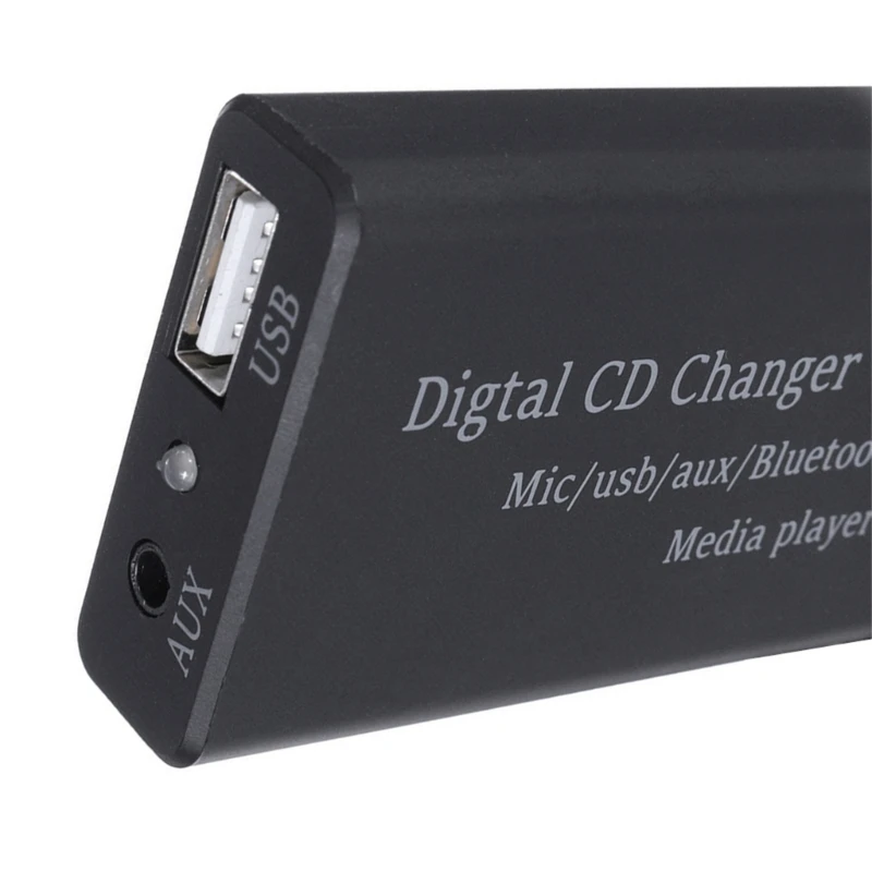 Auto Car CD-Changer Wireless Bluetooth-compatible Music Aux IN Module Cable Adapter for