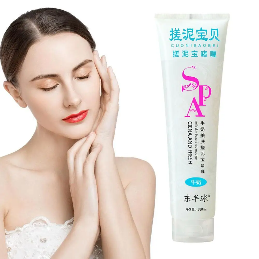 350ml Exfoliating Gel Deep Cleansing Exfoliant Gentle Body Body Exfoliator Exfoliants Scrub Face Facial Exfoliation Mud Rub E7H4