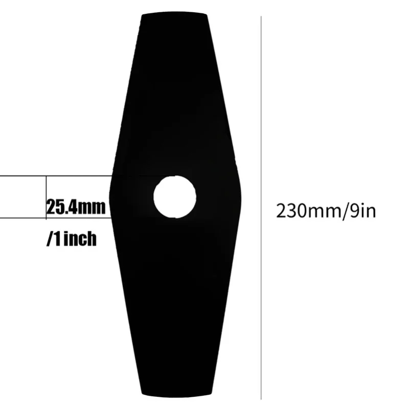 1/2Pcs 9inch Brush Cutter Blade Weed Eater Sting Trimmer Lawn Mower Blade Garden Grass Cutting Blades Garden Tool Accessories