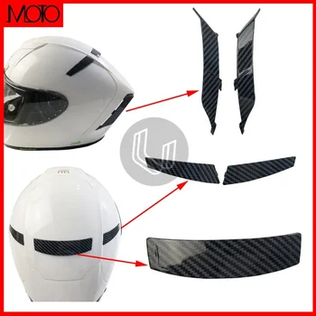 X14 kask dekorasyon aksesuarları SHOEI X14 için motosiklet kask spoiler durumda X-14 TC-1 TC-2 TC-3 TC-4 TC-5 TC-6 TC-9 TC-10
