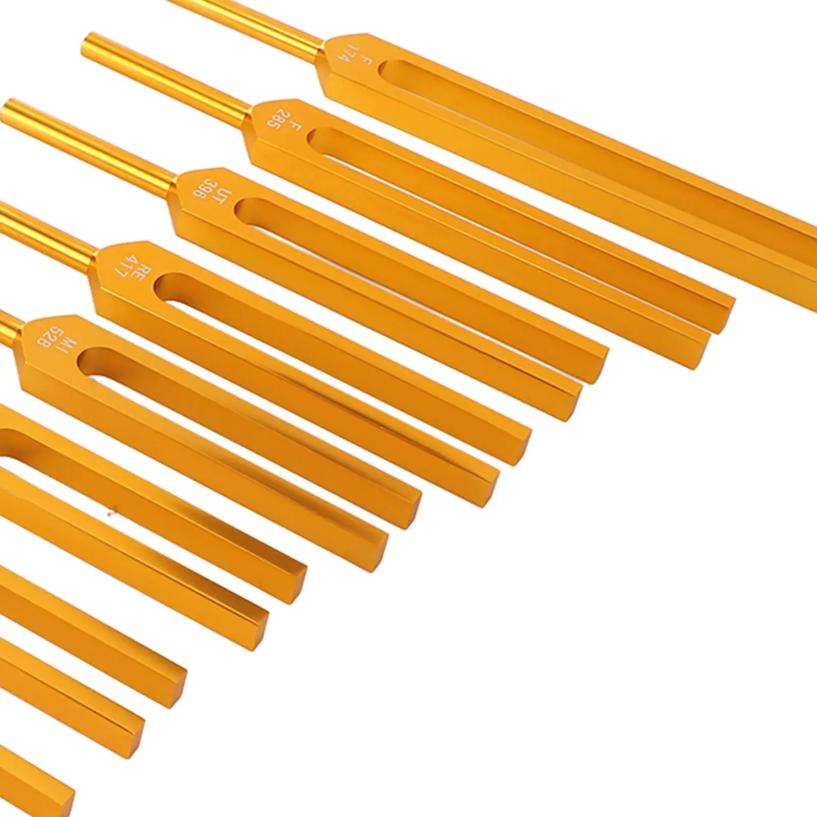 مجموعة شوكة الرنانة من سبائك الألومنيوم أداة الشوكة الرنانة الاهتزازية للعلاج الصوتي والاسترخاء