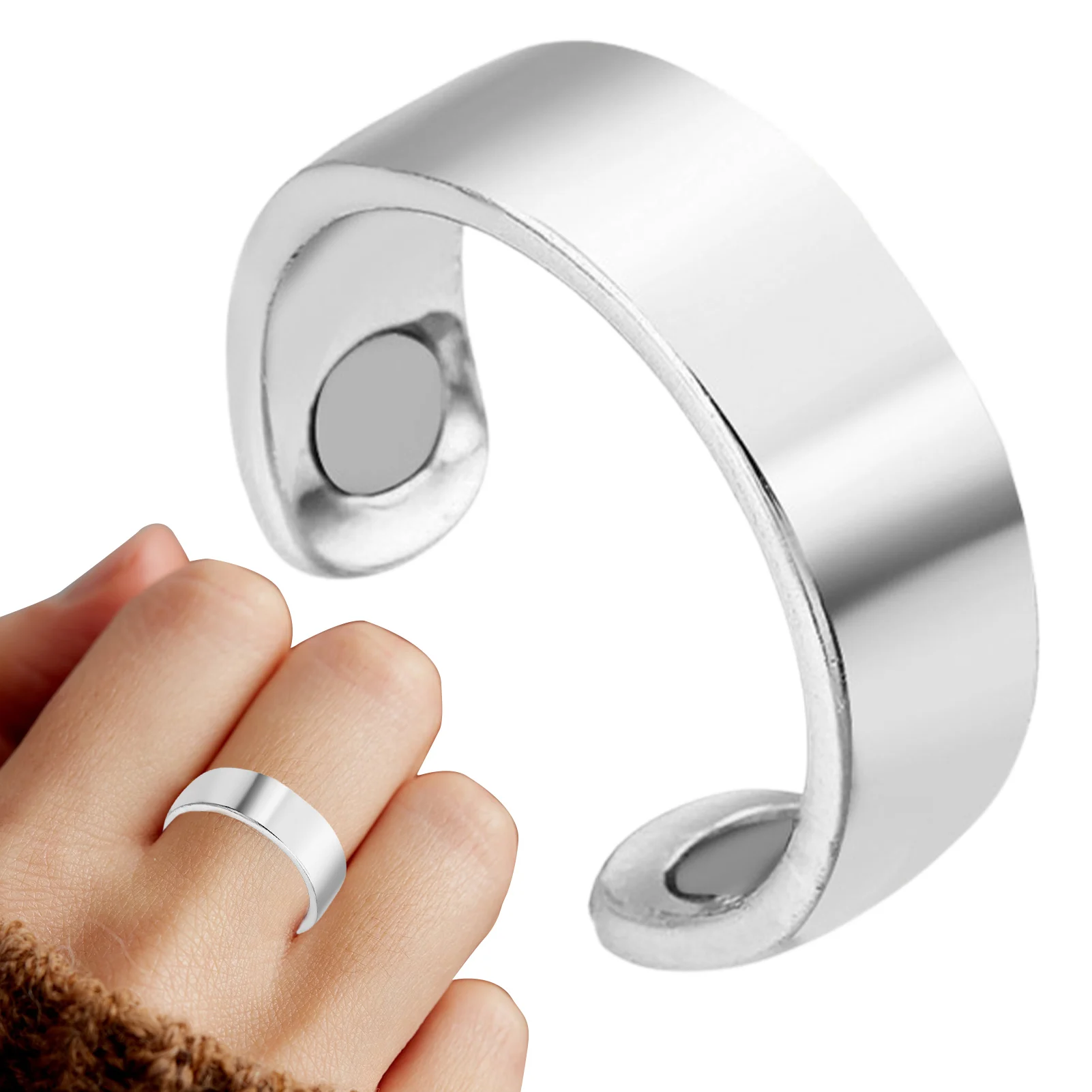 Magnetic Therapy Rings Adjustable Magnetic Health Rings Birthday Holiday Gift For Mom Wife And Mother Jewelry For Ladies