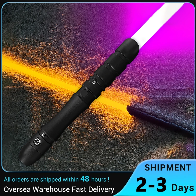 

Дуэльный световой меч-97 см, 16 цветов RGB, 4 режима и звуки Light Sabre, металлическая рукоять, зарядное устройство USB, подарок на день рождения для детей и взрослых