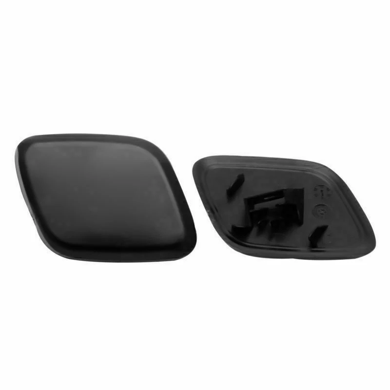 Pair Car Auto Front Headlight Washer Jet Cover Cap Black Plastic 1719217# BM51-13L018-ADXWAA Fit For Ford Focus 2012-2014 2013