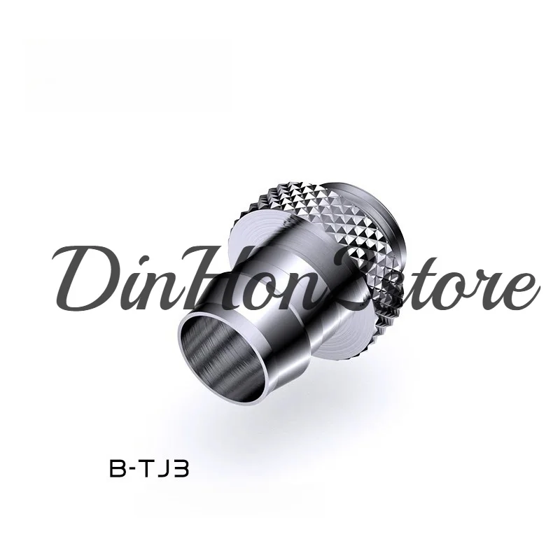 B-TJ3 Water Cooling Hose Fitting | 3/8 Barb Diamond Pattern G1/4 Thread Connector for PC Cooling System