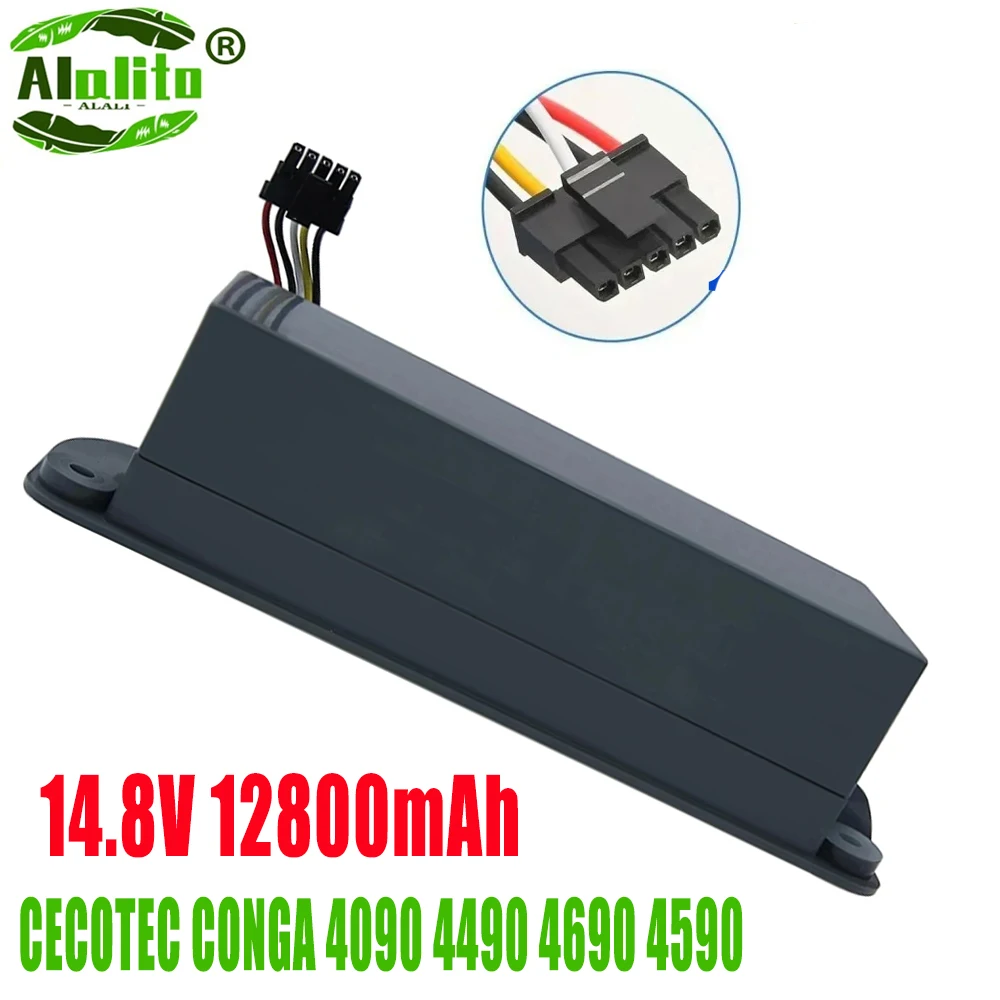 14.8V 12800mAh 100% New CECOTEC CONGA 4090 4490 4690 4590 Mopping Robot Battery Pack Netease Intelligent Manufacturing NIT Model