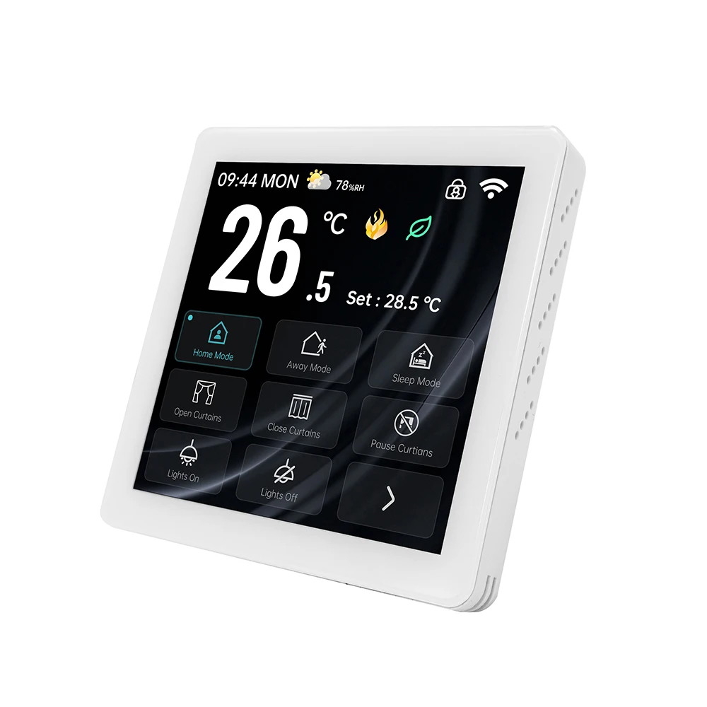 Tuya Smart Central Controller 8 Scenes Air Conditioner Thermostat 2/4 Pipe FCU Syatem Temp Control Unit for Home Office Hotel