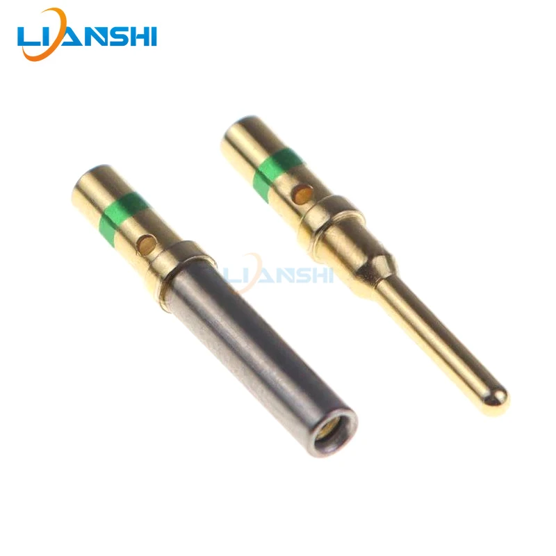 

0460-215-1631 DT connector terminal 0462-209-1631 Gold-plated tubular insert spring green ring