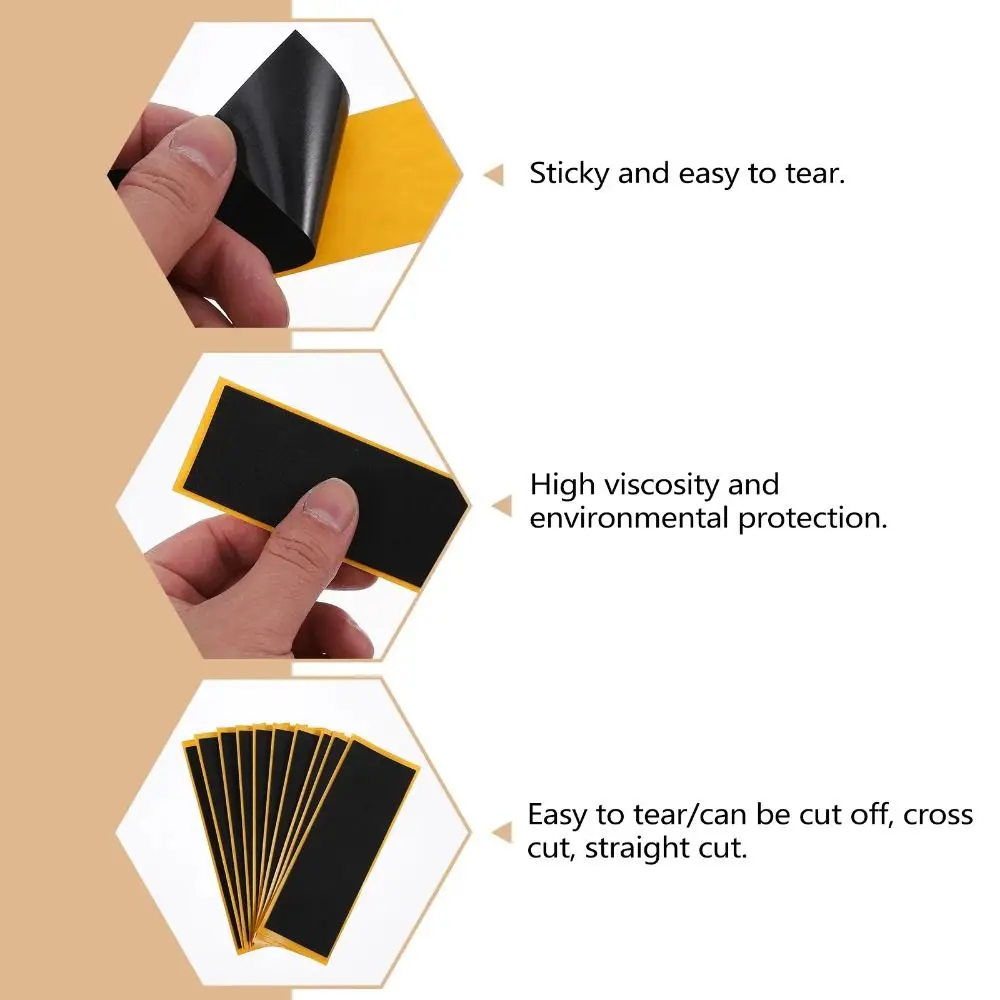 Générique Bande adhésive en Mousse pour Touche - Doux et Confortable Fingerboard Foam Grip Tape Black Fingerboard Grip Tapes | Autocollants adhésifs Générique Bande adhésive en Mousse pour Touche - Doux et Confortable Fingerboard Foam Grip Tape Black Fingerboard Grip Tapes | Autocollants adhésifs