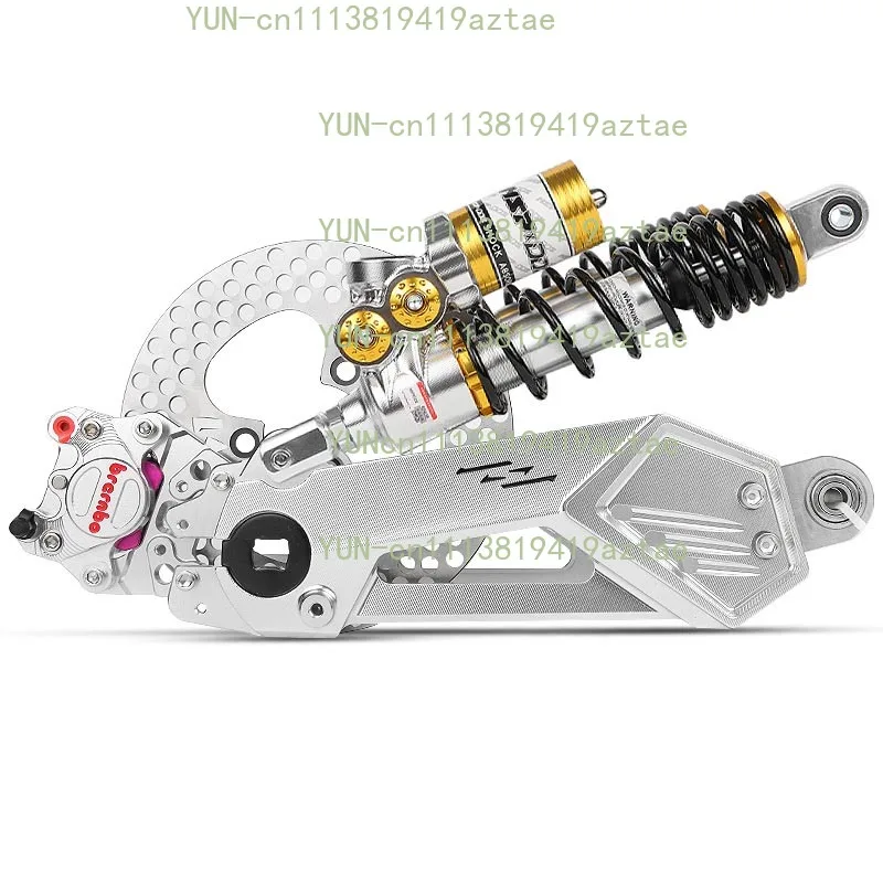 Flat Fork Disc Brake Set, Rear Wheel Kit for E-Bike Modification