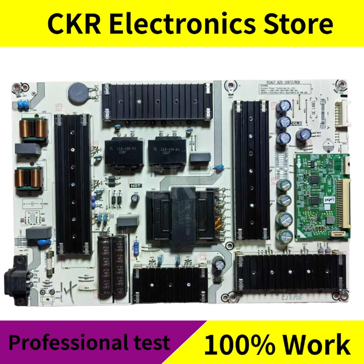 Original for Hisense 65U79G 65E7G-PRO TV Power Board RSAG7.820.10972/ROH