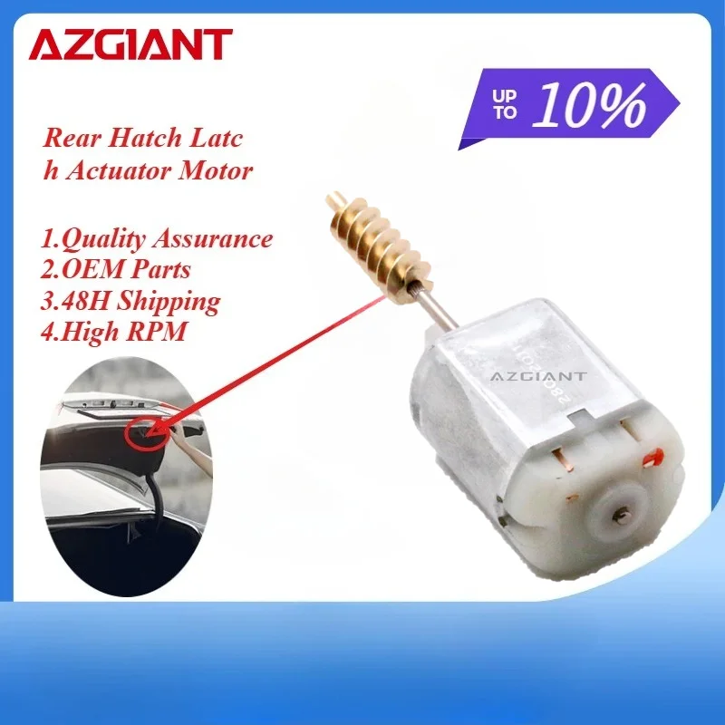 

For 2013-2018 Ford Explorer AZGIANT Car Trunk Lock Actuator Latch Release Motor Replacement Power DIY Engine Copper Carbon Brush