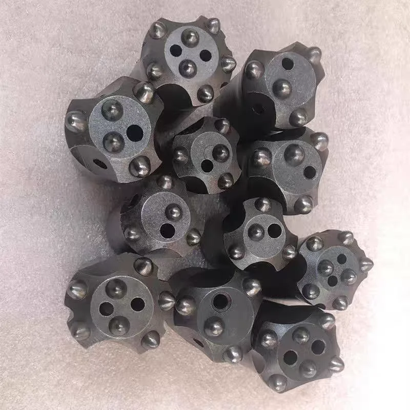 

6T/7T Taper Button Bits 32-50mm | Hard Spherical Cemented Carbide Rock Drill Bits | Mining & Tunneling Tools