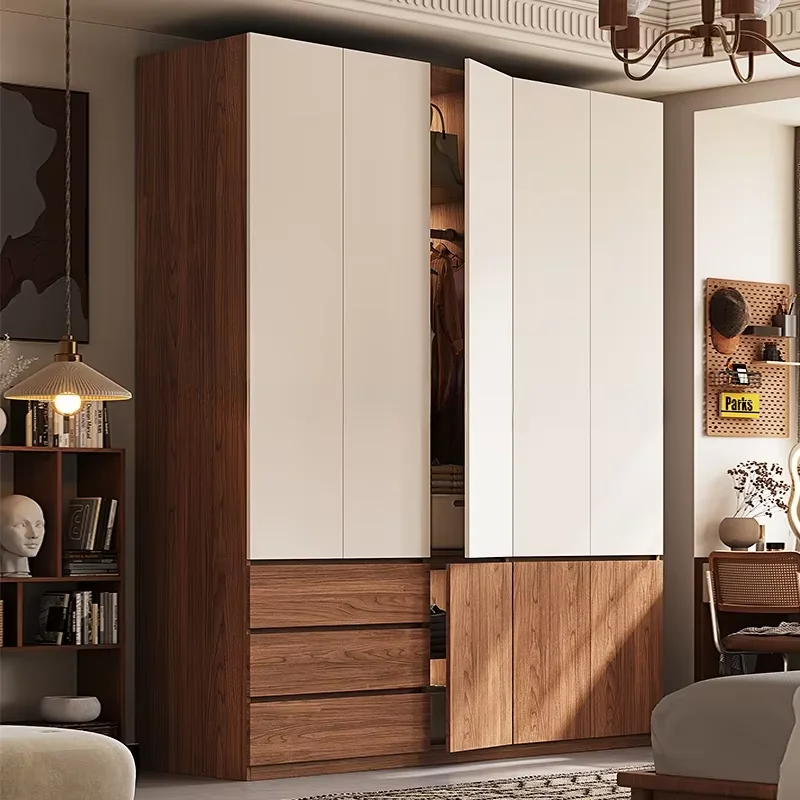 Drawers Locker Luxury Wardrobes Wooden Tall Aesthetic Teen Clothes Open Closet Storage Rack White Armario De Ropa Furniture