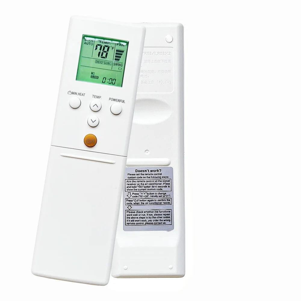 New Air Conditioner Remote Control for Fujitsu AR-REM3E AR-REM4E AR-REM5E AR-REM6E AR-REM7E AR-REW1E AR-RED1U AR-REF1U