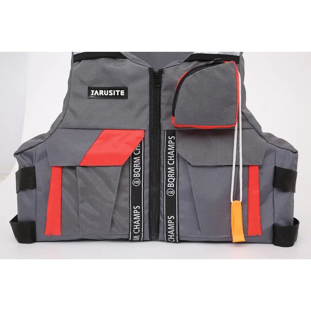 Polyester Unique And Functionality In Multi-Pocket Fishing Vest Adjustable Size Fishing Life Vest Type1