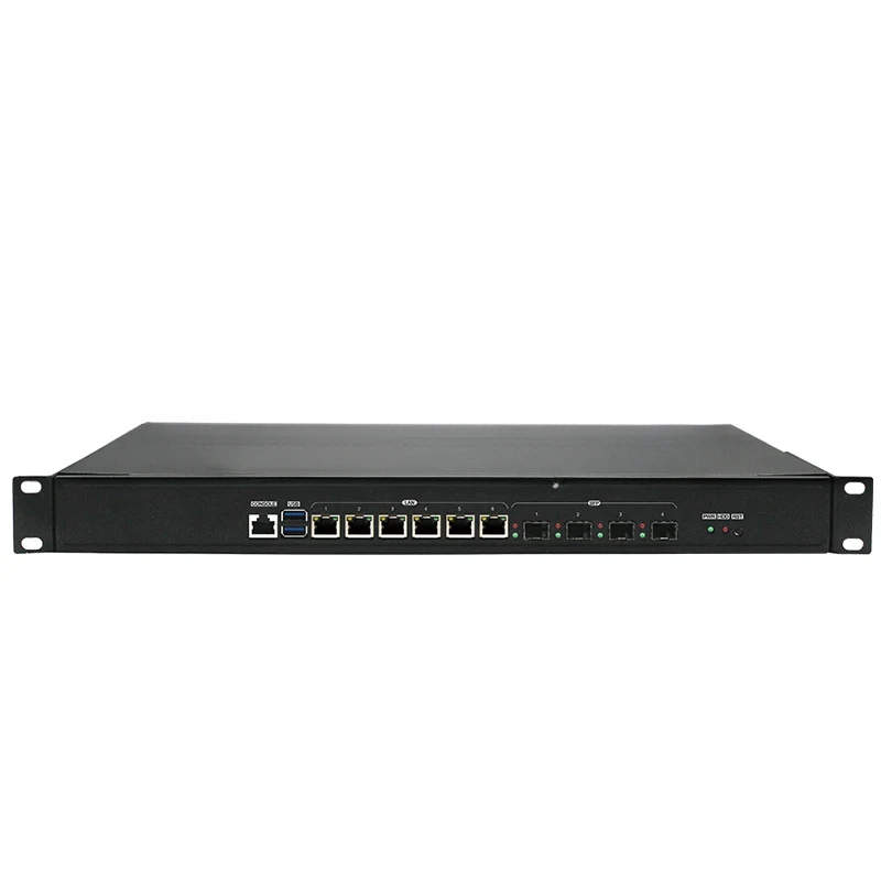 Network Appliance for 8th/9th i3-i5-i7/H110 Server Rackmount Chassis 6LAN Pfsense Firewall Mini PC 1U Rack Case