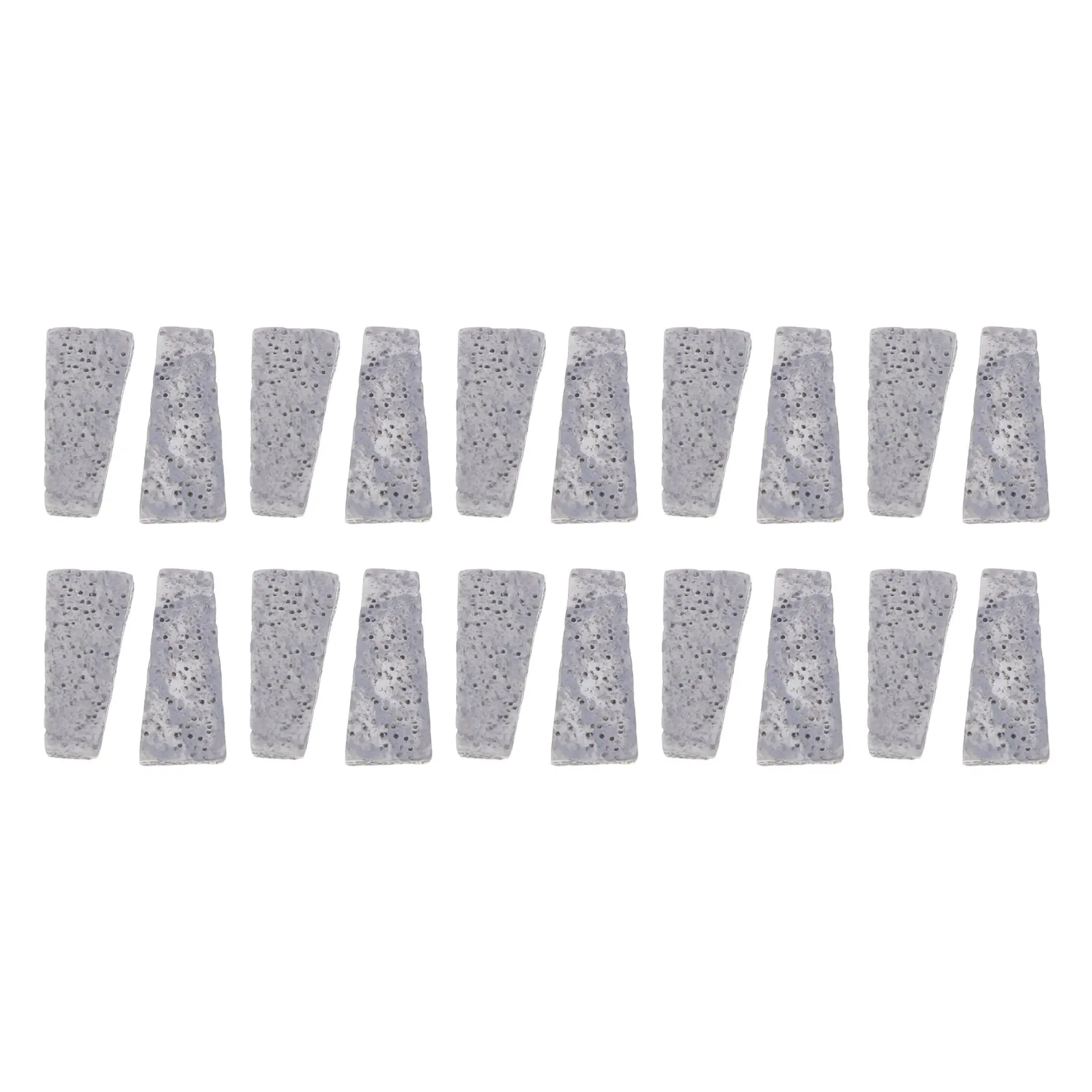 

20Pcs Micro Landscape Stone Slabs Artificial Simulated Stone Steps Resin Pathway Outdoor Garden Walkway Stones Miniature