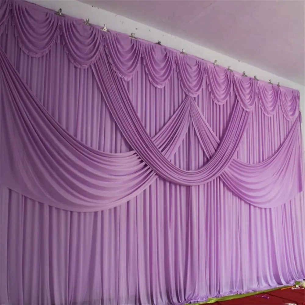 

10ftx20ft Long Elegant and Luxury Wedding Backdrop Swags Drape for Wedding Backdrops Decoration Event Party China Supplier