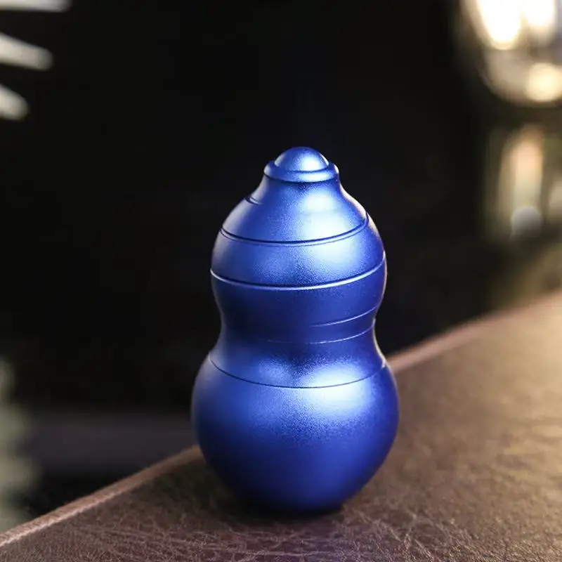 EDC Magnetic Levitation Calabash Mechanical Slider Push Card Mechanical Slider Mini Fidget Spinner Roller Stress Relief Toy
