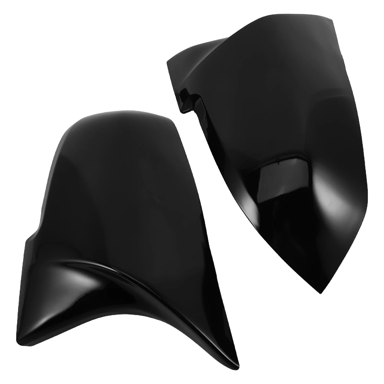 

2 Pcs Reversing Mirror Housing Door Rear View Cover Refit Covers Car Rearview Housings Abs