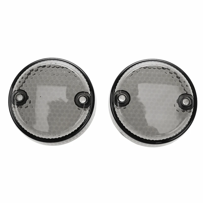 Smoke Front Rear Turn Signal Lens Cover For Honda Shadow Spirit 1100 1987-2007, VLX 600 1988-1997, Magna 750 VF750C 1987-2003