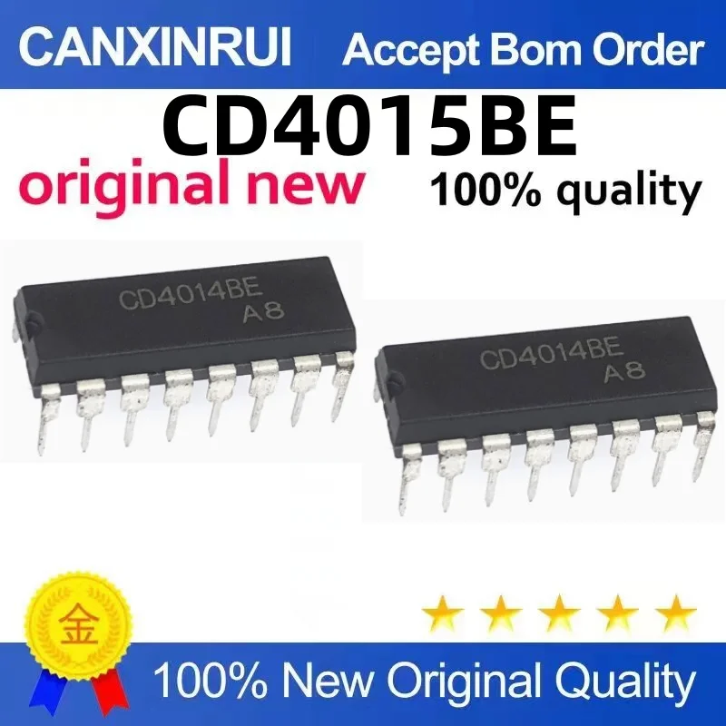 

（100 pieces）CD4015BE M4015BP Double-shift registers are inserted directly into the DIP-16