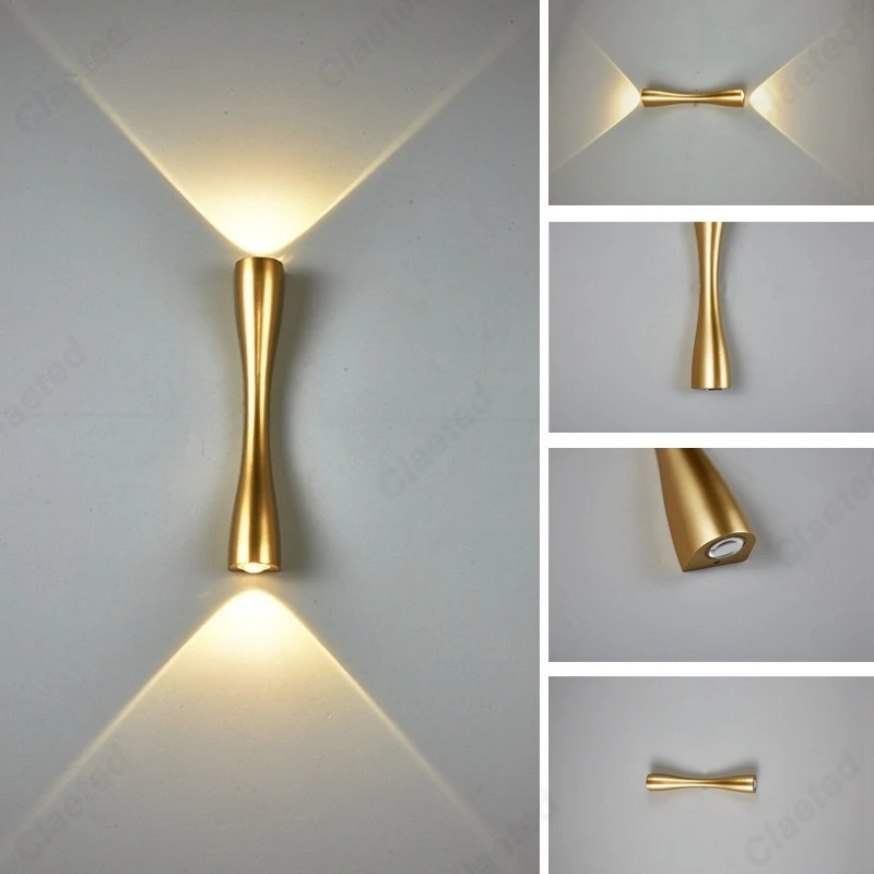 

Modern Simple LED Aluminum Wall Lamp Indoor and Outdoor Corridor Doorway Staircase Decorative Lighting Lamps