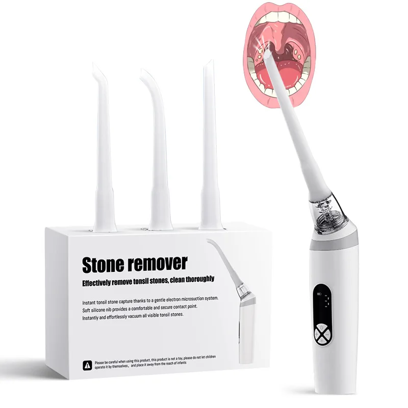 Electronic Tonsil Stone Remover Oral Care Removal Tonsil Stone Instant Suction Tools Improve Oral Health Reduce bad breath