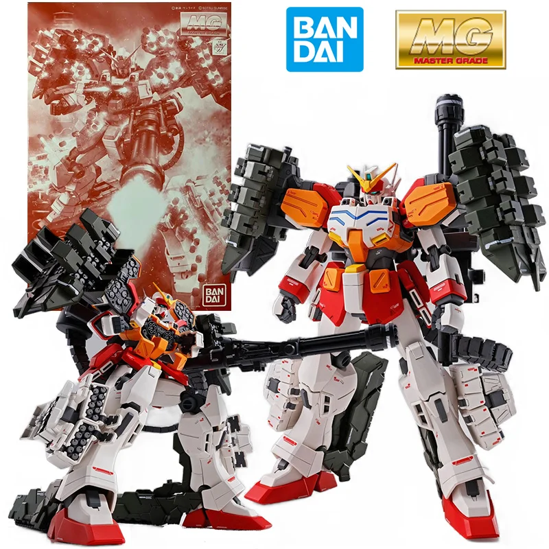 

Bandai PB MG 1/100 Gundam Heavyarms EW Igel Unit 20Cm Gundam Wing EW Anime Original Action Figure Model Kit Assemble Toy Gift