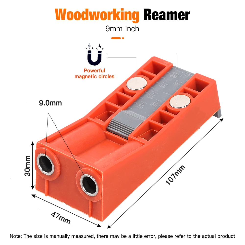 Single/Twin Pocket Hole Jig Kit Adjustable Joinery Pocket Screw Jig for Woodworking Angled Hole Locator Drill With Magnet Guide