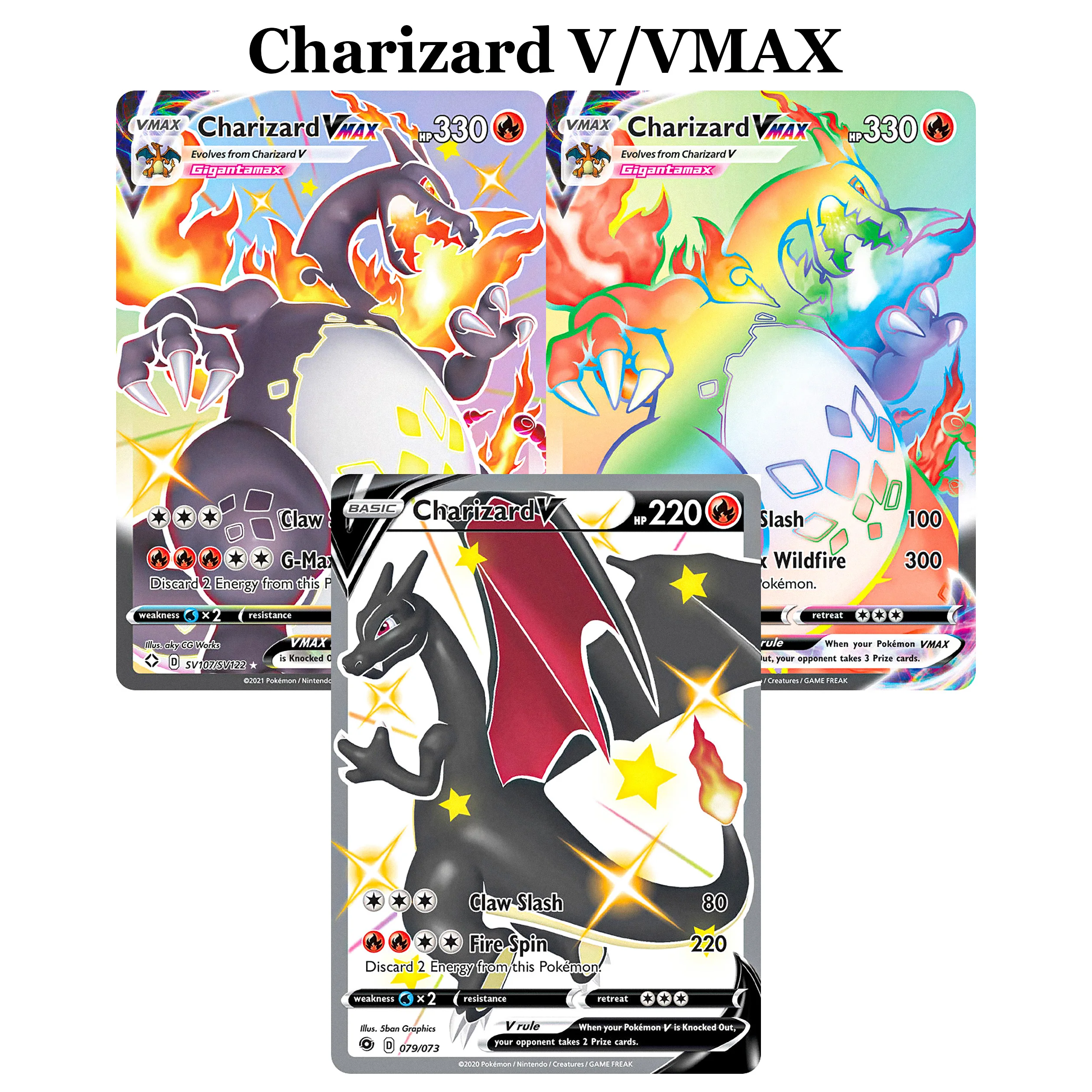 مجموعة بطاقات السيف والدرع PKM ASR/BST/BRS/CPA/CRE/EVS/FST/LOR/FUT20/SIT/SSH Tyranitar V PTCG بطاقات الوكيل