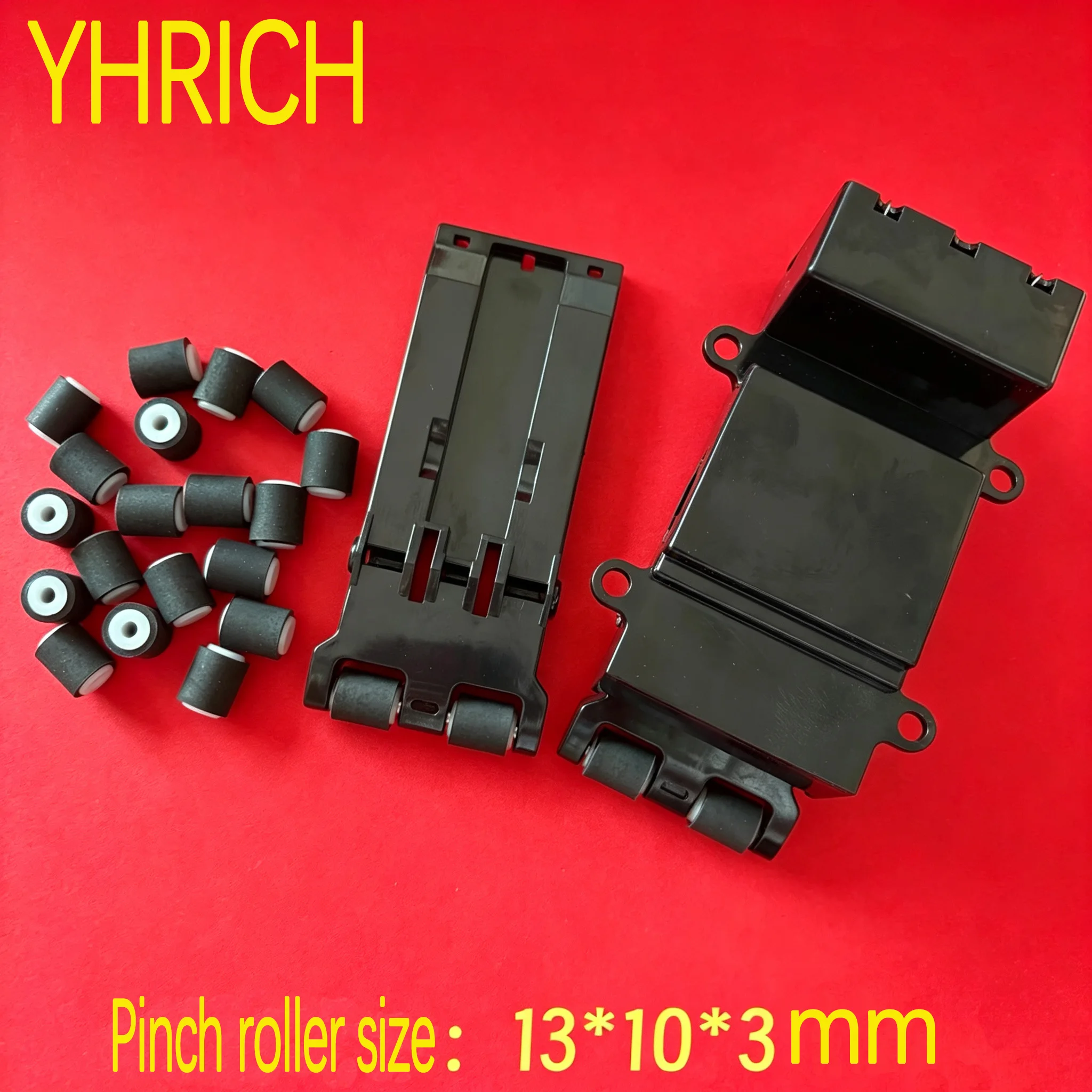 Pinch Roller Assembly for XinRoland Yifang Litu Yingdian Eco Solvent Printer UV Flatbed Printer Rubber Feed Wheel Paper Pressure