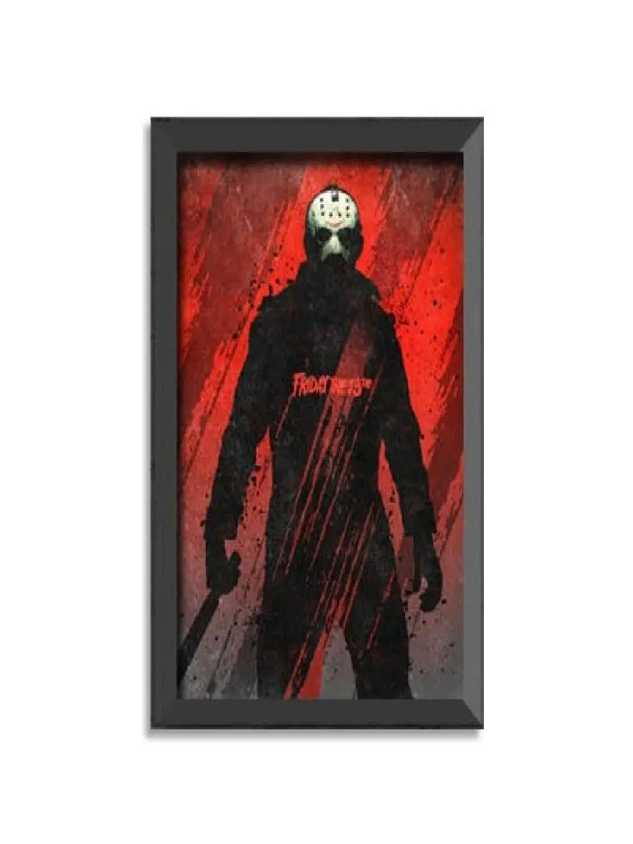 Ghostface Halloween Horror Movie Poster Series Nightmare Terror Wall Art HD Canvas Print  Perfect Home Decoration for Spooky Sea