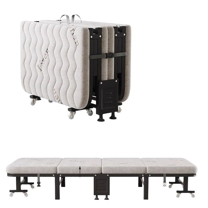 

Folding bed office lunch break bed free installation nap artifact recliner portable simple single escort camp